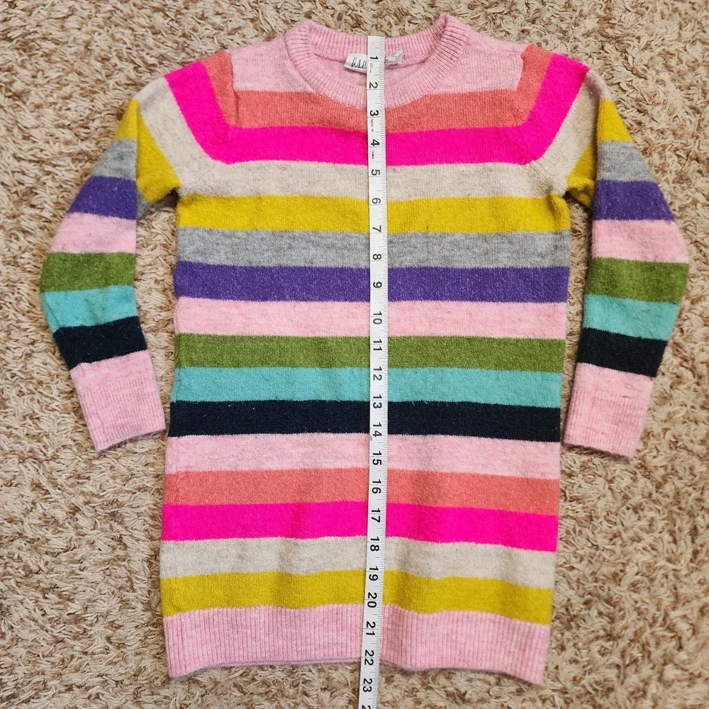 Gap Kids Long Multicolor Striped Sweater Girl Sz‎ S Long Sleeve